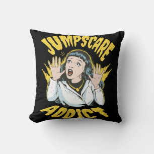 Jumpscare Addict Cushion