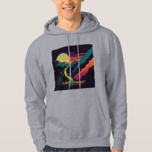 Jumpstart the Journey - Multicolor Motivational Hoodie