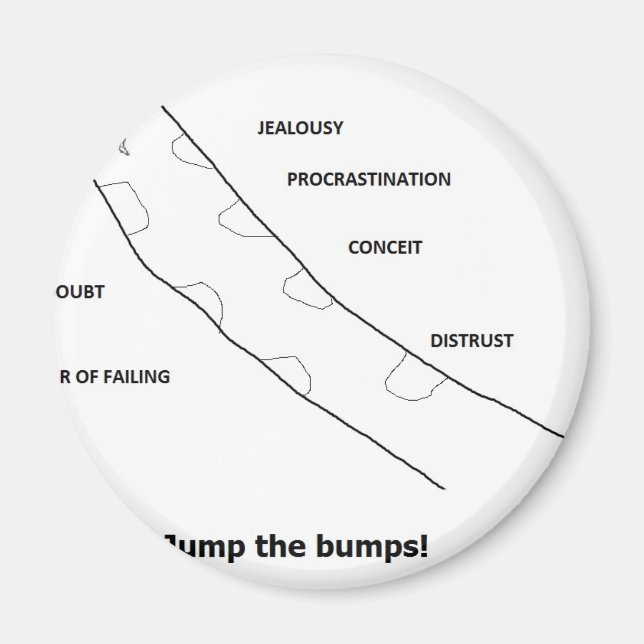 jumpthebumps magnet (Front)
