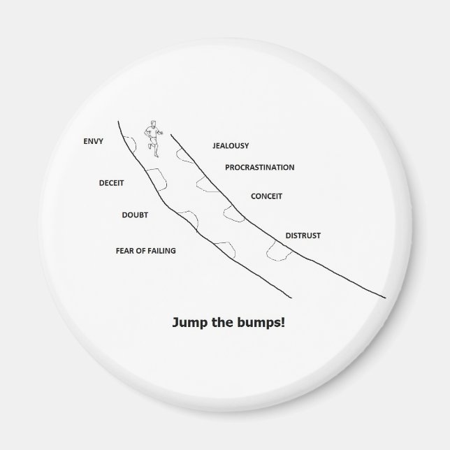 jumpthebumps magnet (Front)