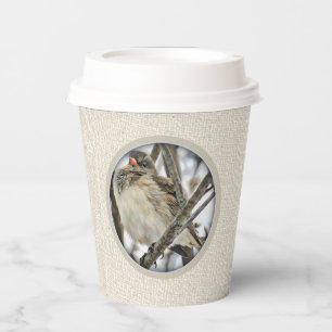 Junco in a Tree - Paper cup