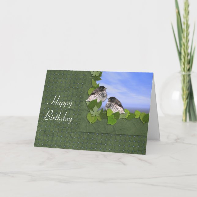 Junco's Birthday Card (Front)