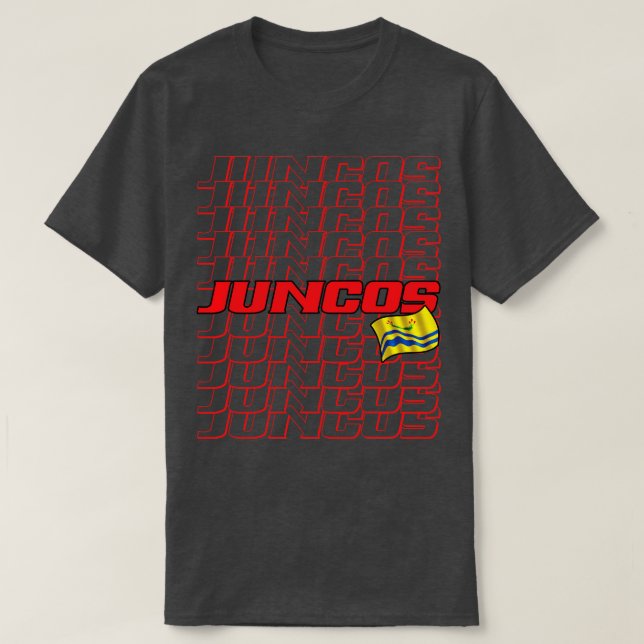Juncos Cascade text T-Shirt (Design Front)