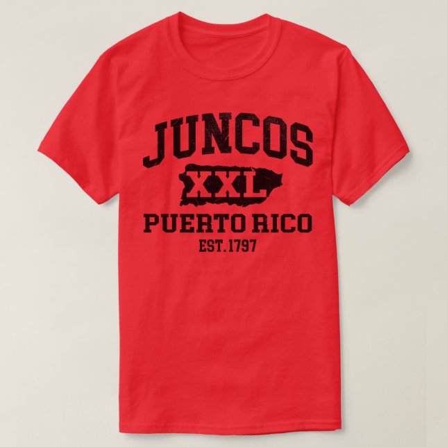 Juncos Puerto Rico XXL Athletic design T-Shirt (Design Front)