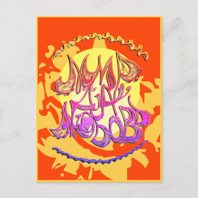 Junction Card No 12a "Peace and Love" (in Russian) (Front)