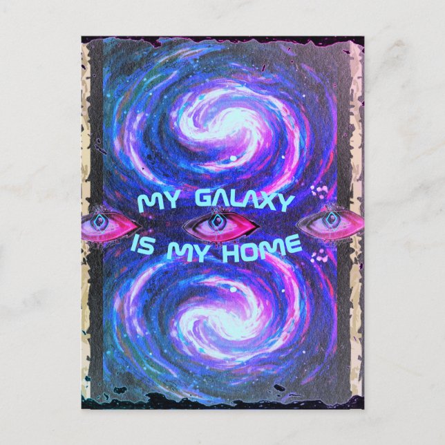 Junction Card No 22: My Galaxy is My Home (Front)