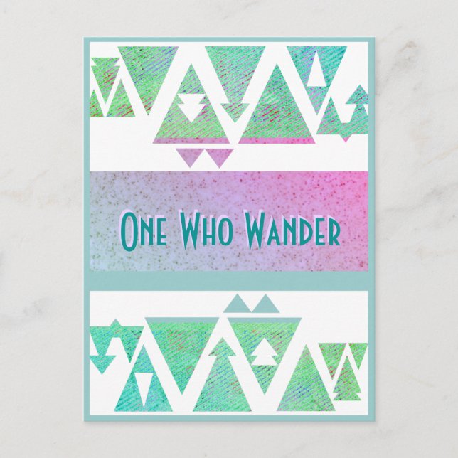 Junction Card No 29: One Who Wander pattern (Front)