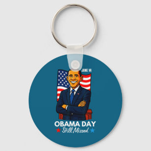 June 14 Obama Day T-shirt.png Key Ring