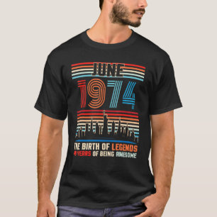 June 1974 The Birthday Of Legends 48 Years Of Bein T-Shirt