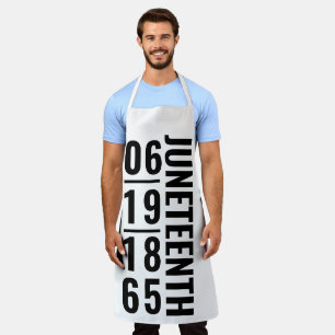 June 19 1865 Black Independence Day JUNETEENTH Apron