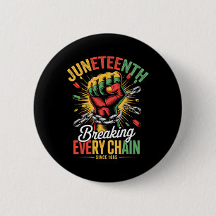 June 19th Celebration For Women Men Juneteenth 186 6 Cm Round Badge
