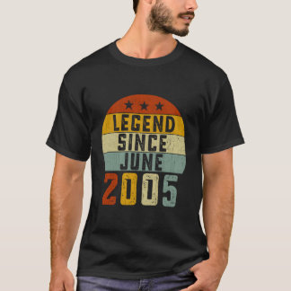 June 2005 Legend Since June 2005 18Th T-Shirt