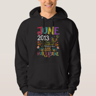 June 2013 Girls Are Sunshine 9 Years Old Birthday Hoodie