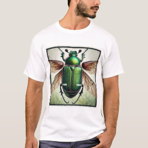 June beetle Phyllophaga 060924IREF223 - Watercolor T-Shirt