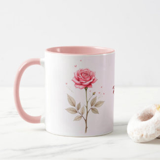June Birth Month Flower Custom Coffee Mug