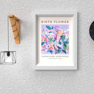 June Birth Month Flower Market Canvas Print