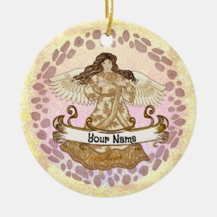 June Birthday Angel birthday custom ornaments