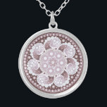 June Birthstone Pearl Mandala Necklace<br><div class="desc">This soothing mandala represents June's birthstone: pearl. June's other birthstone is moonstone,  which you can find in the Merry Mandala Birthstones collection.
Please be aware that while inspired by the colours of pearl,  this product does not contain any actual precious stones.</div>