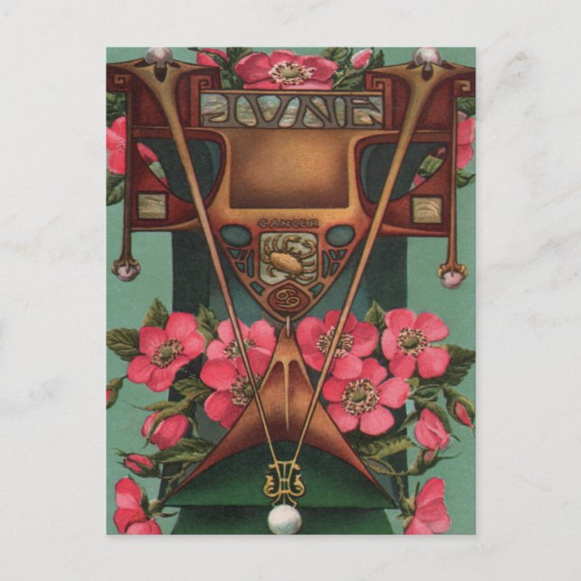 June - Cancer Postcard (Front)