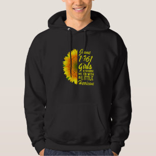June Girls 1961 Sunflower 61st Birthday Hoodie
