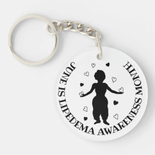 June is Lipedema Awareness Month Key Ring