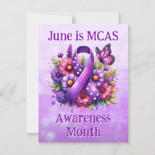 June is MCAS Awareness Month Informational Postcard