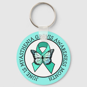June is Myasthenia Gravis Awareness Month  Keychai Key Ring