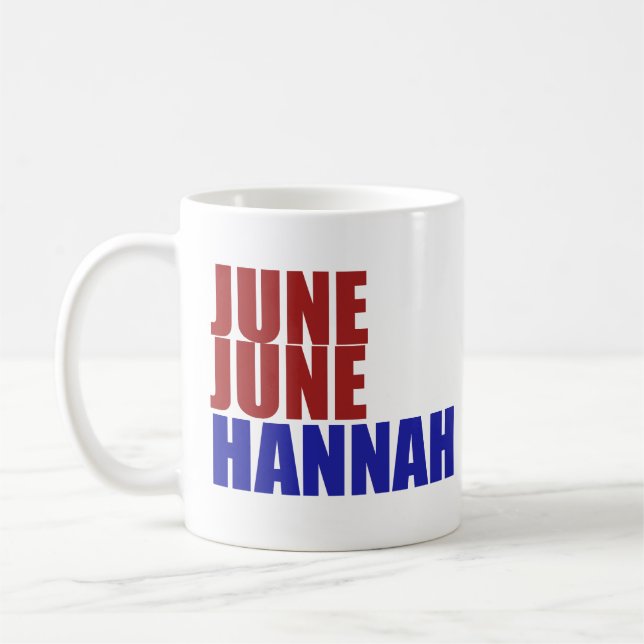 june june hannah Mug (Left)