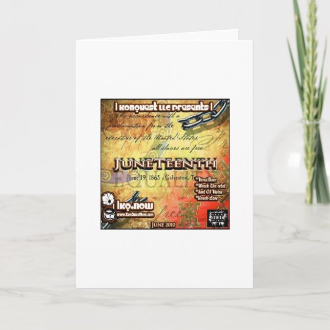 June - JuneTeenth Card (Front)