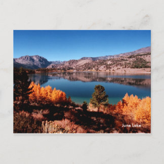 June Lake Mammoth Lakes California Postcard