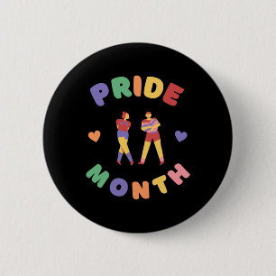 June Pride Month  6 Cm Round Badge