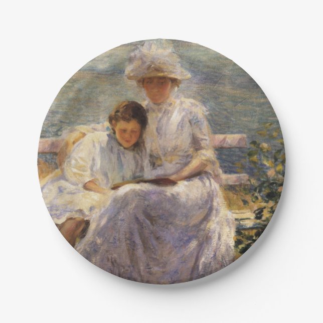 June Sunlight (by Joseph DeCamp) Paper Plate (Front)