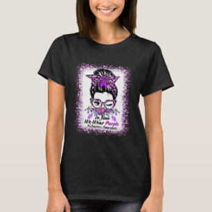 June We Wear Purple Alzheimerheimer Awareness Mess T-Shirt