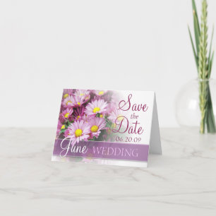 June Wedding - Lavender Daisies Announcement