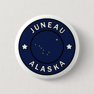 Juneau Alaska 6 Cm Round Badge