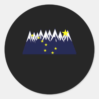Juneau Alaska Classic Round Sticker