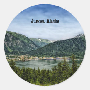 Juneau, Alaska Classic Round Sticker