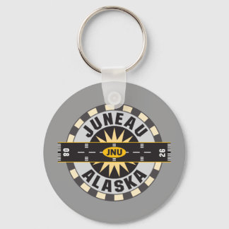 Juneau Alaska JNU Airport Key Ring