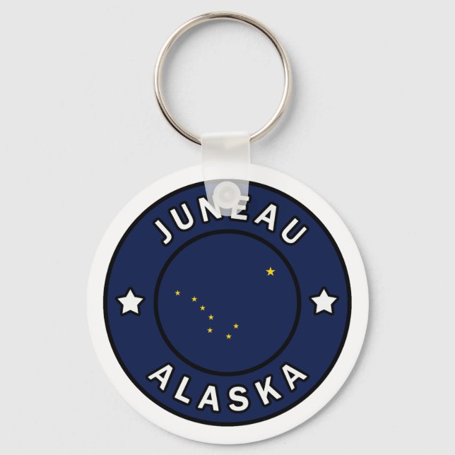 Juneau Alaska Key Ring (Front)