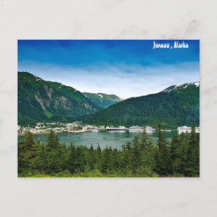 Juneau, Alaska Mountain Scene   Postcard