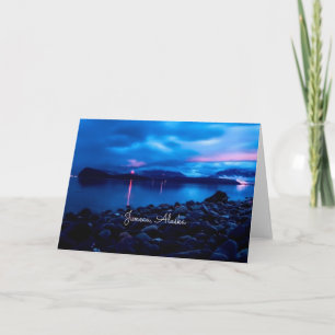 Juneau, Alaska sunset Card