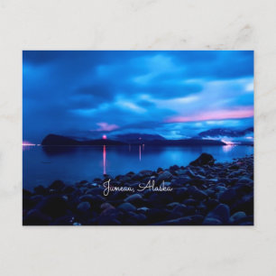 Juneau, Alaska sunset Postcard