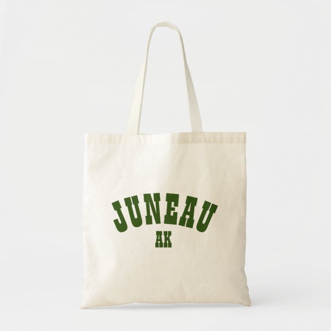 Juneau, Alaska Tote Bag (Front)