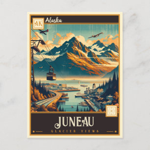 Juneau, Alaska Vintage Postcard