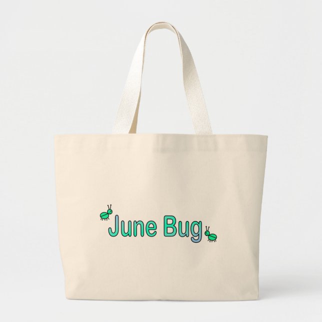 JuneBug Large Tote Bag (Front)