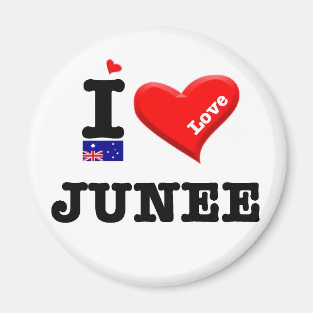 JUNEE - I Love Magnet (Front)
