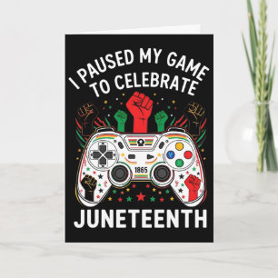 Junenteeth Shirt For Boys Mens Kids Gaming Junetee Card
