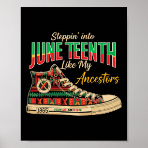 Junenteeth Shirts Men Women Kids Stepping Into Jun Poster