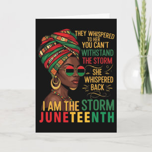 Junenteeth Shirts Women Girls She Whispered I Am J Card