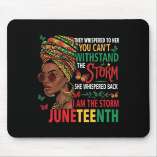 Junenteeth Shirts Women Girls She Whispered I Am J Mouse Pad